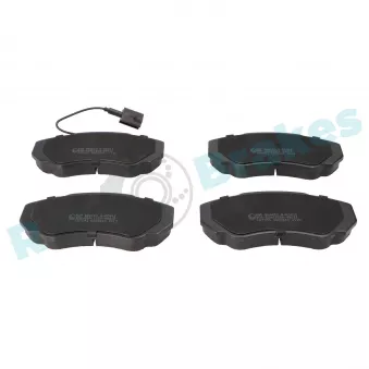 Jeu de 4 plaquettes de frein avant RAP BRAKES R-P0413