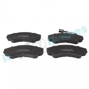 Jeu de 4 plaquettes de frein avant RAP BRAKES R-P0414