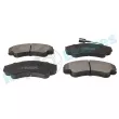 Jeu de 4 plaquettes de frein avant RAP BRAKES R-P0414 - Visuel 2