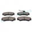 Jeu de 4 plaquettes de frein avant RAP BRAKES R-P0414 - Visuel 3