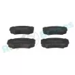 Jeu de 4 plaquettes de frein arrière RAP BRAKES R-P0417 - Visuel 1