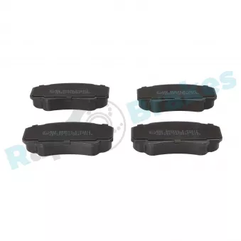 Jeu de 4 plaquettes de frein arrière RAP BRAKES R-P0417
