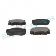 Jeu de 4 plaquettes de frein arrière RAP BRAKES R-P0417 - Visuel 2