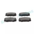 Jeu de 4 plaquettes de frein arrière RAP BRAKES R-P0417 - Visuel 3