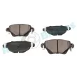 Jeu de 4 plaquettes de frein arrière RAP BRAKES R-P0419 - Visuel 2