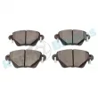 Jeu de 4 plaquettes de frein arrière RAP BRAKES R-P0419 - Visuel 3