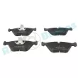 Jeu de 4 plaquettes de frein avant RAP BRAKES R-P0425 - Visuel 1