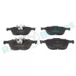 Jeu de 4 plaquettes de frein avant RAP BRAKES R-P0426 - Visuel 1