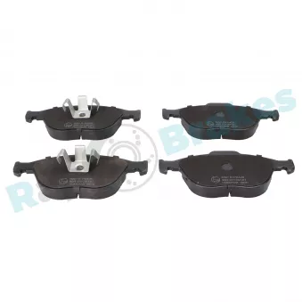 Jeu de 4 plaquettes de frein avant RAP BRAKES R-P0426