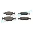 Jeu de 4 plaquettes de frein avant RAP BRAKES R-P0427 - Visuel 3