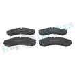 Jeu de 4 plaquettes de frein avant RAP BRAKES R-P0428 - Visuel 1