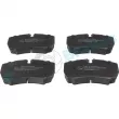 Jeu de 4 plaquettes de frein arrière RAP BRAKES R-P0429 - Visuel 1