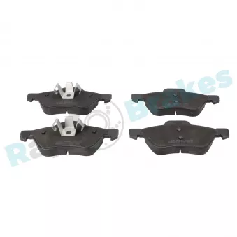 Jeu de 4 plaquettes de frein avant RAP BRAKES R-P0433