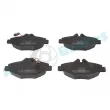 Jeu de 4 plaquettes de frein avant RAP BRAKES R-P0435 - Visuel 1