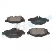 Jeu de 4 plaquettes de frein avant RAP BRAKES R-P0435 - Visuel 2