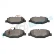 Jeu de 4 plaquettes de frein avant RAP BRAKES R-P0435 - Visuel 3