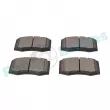 Jeu de 4 plaquettes de frein avant RAP BRAKES R-P0436 - Visuel 3