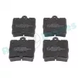 Jeu de 4 plaquettes de frein arrière RAP BRAKES R-P0438 - Visuel 1
