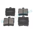 Jeu de 4 plaquettes de frein arrière RAP BRAKES R-P0438 - Visuel 2