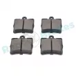 Jeu de 4 plaquettes de frein arrière RAP BRAKES R-P0438 - Visuel 3
