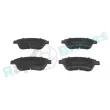 Jeu de 4 plaquettes de frein avant RAP BRAKES R-P0443 - Visuel 1