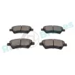 Jeu de 4 plaquettes de frein avant RAP BRAKES R-P0443 - Visuel 3