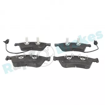 Jeu de 4 plaquettes de frein avant RAP BRAKES R-P0444