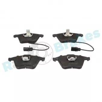 Jeu de 4 plaquettes de frein avant RAP BRAKES R-P0445