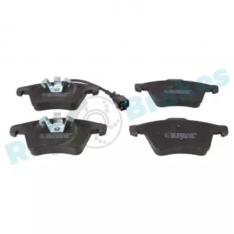 Jeu de 4 plaquettes de frein avant RAP BRAKES R-P0446
