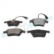 Jeu de 4 plaquettes de frein avant RAP BRAKES R-P0447 - Visuel 2