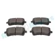 Jeu de 4 plaquettes de frein arrière RAP BRAKES R-P0448 - Visuel 3