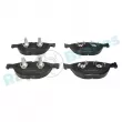 Jeu de 4 plaquettes de frein avant RAP BRAKES R-P0449 - Visuel 1