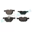 Jeu de 4 plaquettes de frein arrière RAP BRAKES R-P0451 - Visuel 2