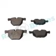 Jeu de 4 plaquettes de frein arrière RAP BRAKES R-P0451 - Visuel 3