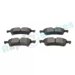 Jeu de 4 plaquettes de frein arrière RAP BRAKES R-P0452 - Visuel 3