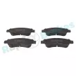Jeu de 4 plaquettes de frein avant RAP BRAKES R-P0453 - Visuel 1