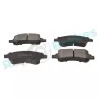 Jeu de 4 plaquettes de frein avant RAP BRAKES R-P0453 - Visuel 2