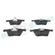Jeu de 4 plaquettes de frein avant RAP BRAKES R-P0455 - Visuel 1