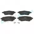 Jeu de 4 plaquettes de frein avant RAP BRAKES R-P0460 - Visuel 1