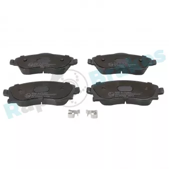 Jeu de 4 plaquettes de frein avant RAP BRAKES R-P0460