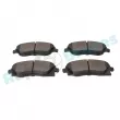 Jeu de 4 plaquettes de frein avant RAP BRAKES R-P0460 - Visuel 3