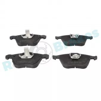 Jeu de 4 plaquettes de frein avant RAP BRAKES R-P0466