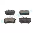 Jeu de 4 plaquettes de frein arrière RAP BRAKES R-P0468 - Visuel 2