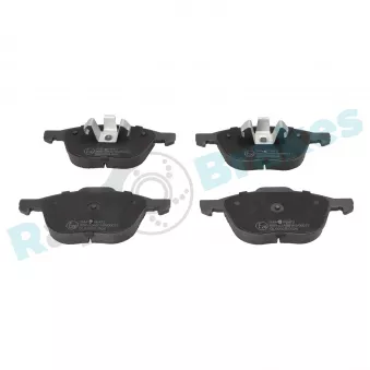 Jeu de 4 plaquettes de frein avant RAP BRAKES R-P0472