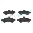 Jeu de 4 plaquettes de frein avant RAP BRAKES R-P0473 - Visuel 1