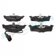 Jeu de 4 plaquettes de frein avant RAP BRAKES R-P0474 - Visuel 1