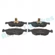Jeu de 4 plaquettes de frein avant RAP BRAKES R-P0475 - Visuel 1