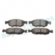 Jeu de 4 plaquettes de frein avant RAP BRAKES R-P0475 - Visuel 3