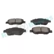 Jeu de 4 plaquettes de frein avant RAP BRAKES R-P0476 - Visuel 2