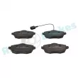 Jeu de 4 plaquettes de frein avant RAP BRAKES R-P0478 - Visuel 1